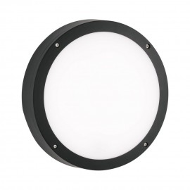 Mercator-Zion Outdoor 12W LED Wall Light - Black